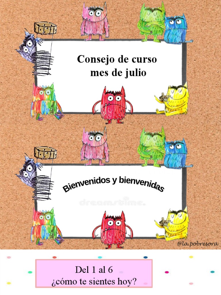 Plantilla MONSTRUO DE COLORES | PDF
