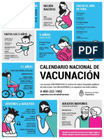 Calendario Nacional de Vacunación Argentina
