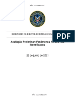 Avaliação Preliminar da ODNI sobre Fenômenos Aéreos Não Identificados (UAPs