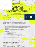 National Childhood Obesity Month by Slidesgo