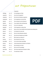 Deutsche Grammatik Adjektive Mit Praepositionen