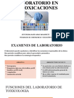 Examenes de Laboratorio en Intoxicaciones