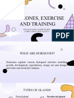 Hormones, Exercise and Training: Aira Mae Tanda, Karen Manite, Alpha Corpuz, Ieze Gallevo