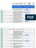 Agenda capacitaciones septiembre 2021