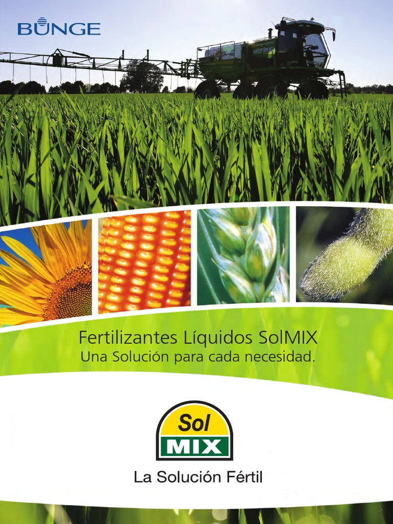 SolMIX: Fertilizante Líquido Eficiente | PDF | Fertilizante ...
