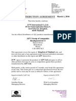 JCW Distribution Agreement - 01 - 03 - 16