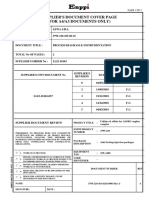 Supplier'S Document Cover Page (For A4/A3 Documents Only)