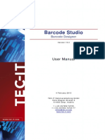 Barcode Studio: User Manual