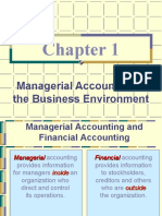 Managerial Accounting & The Business Environment