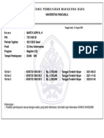 Keterangan: - . Pastikan Pembayaran Sesuai Dengan Waktu Yang Telah Ditentukan, Bila Tidak Ingin Dikenakan SANKSI AKADEMIK