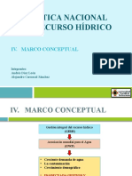 Polã Tica Nacional Del Recurso Hã Drico Marco Conceptual