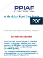 A Municipal Bond Case Study: Sub-National Technical Assistance Program