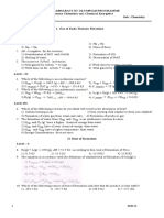 Chemical Energetics (Or) Thermochemistry Practice Paper
