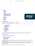 ¿Qué Proponemos Desarrollo Sostenible