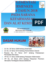 Implementasi Permenkes No. 26 Tahun 2018 Pada Sarana Kefarmasian & Alkes