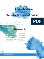 Dialectical Deviation & Deviation of Historical Period