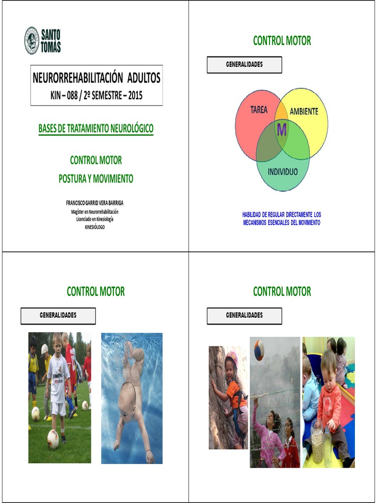 Control Motor de La Postura y El Movimiento PDF Dinámica (Mecánica