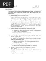 Henry D. Solatorio Jr. NCM 105: Promote Good Blood Sugar (Glucose) Levels