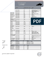 Parts Range Guides: Filters Description Part No. Change Interval / H Qty Notes Engine