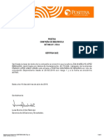 Certificado de Arl