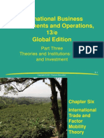 Chapter 6 - International Trade and Factor Mobility Theory