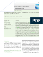 Investigation On Leukocyte Profile of Pe