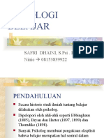 Psikologi Belajar