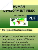 Human Development Index: Group No 08