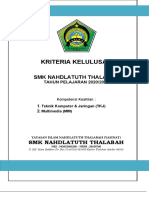 Kriteria Kelulusan 2020-2021