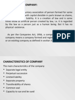 Elements of Company Law