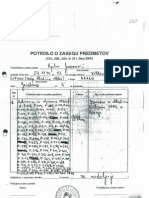 FASCIKEL 2 - Potrdilo o Zasegu Predmetov Šefman Viktoriji