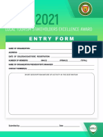 Ltsea 2021 Entry Form