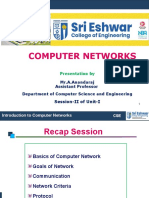 Computer Networks: Session-II of Unit-I