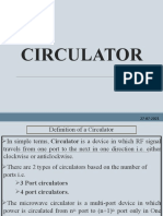 Lecture - 5 Circulator