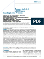 A Comparative Performance Analysis of ANN Algorithms For MPPT Energy Harvesting in Solar PV System