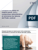 Cómputo de plazos en materia penal, civil y contencioso administrativa al reiniciarse las labores del PJ - CMS Grau (1)
