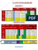 Calendar Scolar 2020 2021 Pentru Tiparire PRINT PDF