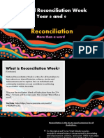Year 9 and 10 - Reconciliation Week Presentation - Pastoral Care 1 2