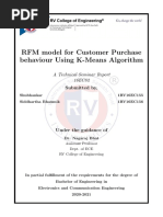 RFM Model For Customer Purchase Behaviour Using K-Means Algorithm