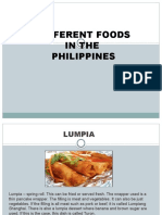 Different Foods in Phil.