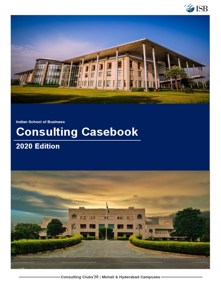 ISB Consulting Casebook CO2020 PDF Profit (Economics) Prices