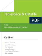 Lab 4 Tablespace & Datafile Management