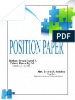 Position Paper