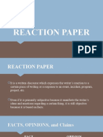 Reaction Paper Eapp