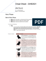 Aos 3 Cheat Sheet - Ghb2021: Beginning of Battle Round