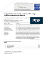 Energy Minimization Strategies for Desalination