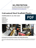 Scaffold Walk Board