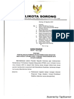 UM.21.08.03 SE. Walikota Sorong Terkait Perpanjangan PPKM