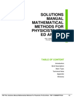 Solutions Manual Mathematical Methods For Physicists 7Th Ed Arfken