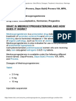 Medroxyprogesterone Acetate Dosing Information